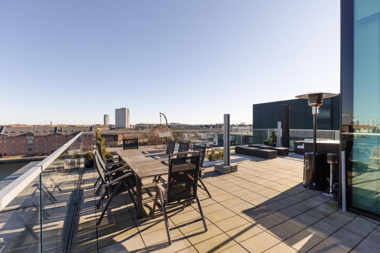 Luxury Harbourfront Penthouse With Private Rooftop Копенхаген Екстериор снимка